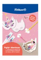 Pelikan Bastelbuch Einhorn 32 Seiten, FSC - Sprache: Deutsch - Englisch - Einband: Softcover - Altersgruppe: Kinder - Thema: Basteln