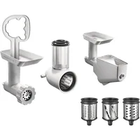 KitchenAid Fleischwolf Zubehörset Starter Kit 5KSM2FPPC - Zubehörtyp: Fleischwolf-Aufsatz - Gemüseschneider - Passier-Set - Kompatible Küchenmaschinen: KitchenAid