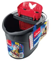 Vileda SuperMocio Revolution Sistema mop Microfibre Black, Red, White