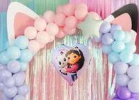 Partydeco Folienballon Gabbys Dollhouse Herz Mehrfarbig - Packungsgrösse: 1 Stück - Grösse: 35 cm - Produkttyp: Folienballon - Motiv: Herz - Detailfarbe: Mehrfarbig - Material: Polyethylen (PE)
