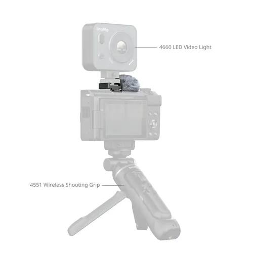 Smallrig Pelziger Windschutz für Canon PowerShot V1 - Zubehörtyp Kamera: Mikrofonzubehör