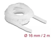 Delock Spiroschlauch felxibel 2 m x 16 mm Transparent - Detailfarbe: Transparent - Breite: 16 mm - Länge: 2 m - Produkttyp: Spiroschlauch - Ausstattung Kabelmanagement: Zuschneidbar - Wiederverwendbar - Verpackungseinheit: 1 Stück
