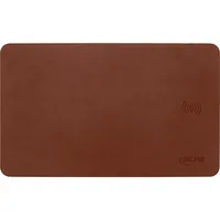 InLine Mouse pad, wireless charging, 370x225x7mm, brown