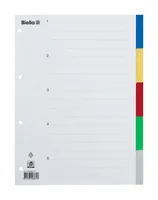 Biella 0463405.00 ring binder A4 Blue, Green, Orange, Red, Yellow