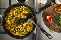 Tefal Pfanne XL Force 20 cm - Material: Aluminium - Pfannentyp: Bratpfanne - Kompatible Kochfelder: Glaskeramik - Gas - Elektro - Antihaftbeschichtung: Ja - Detailfarbe: Schwarz - Set: Nein