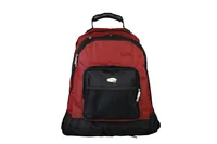 Addison 311015 notebook case 39.6 cm (15.6) Backpack Black, Burgundy