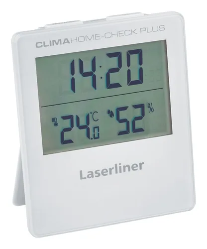 Laserliner Thermo-/Hygrometer ClimaHome Check Plus Digital - Detailfarbe: Weiss - Typ: Thermo-/Hygrometer - Anwendungsbereich: Temperaturmessung - Luftfeuchtigkeitsmessung