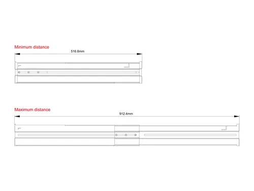 CONCEPTRONIC Rackmount Rail-Kit 2U gr