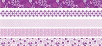 Heyda Washi Tape Blumen mini Pink - Detailfarbe: Pink - Länge: 3 m - Set: Ja - Breite: 12 mm