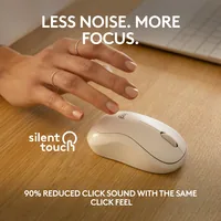 Logitech M240 Silent mouse Travel Ambidextrous RF Wireless + Bluetooth 4000 DPI