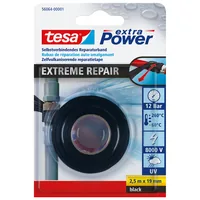 tesa Dichtungsband Extreme Repair 2.5 m x 19 mm Schwarz - Detailfarbe: Schwarz - Art: Dichtungsband