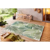 Hanse Home Teppich Vai 80 x 150 cm - Form: Eckig - Nachhaltigkeit: Nicht angegeben - Teppichtyp: Webteppich - Detailfarbe: Crème - Grün - Breite: 80 cm - Länge: 150 cm