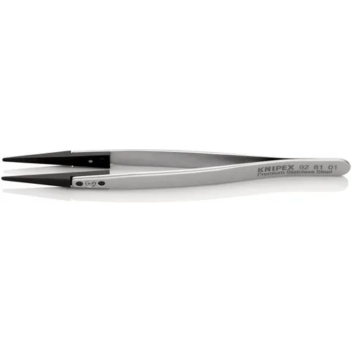 Knipex Pinzette mit Wechselspitzen, ESD, Gerade 130 mm - Set: Nein
