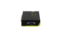 LevelOne KVM Switch 2xUSB-A Audio grau
