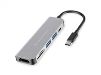 CONCEPTRONIC 6-1 Dock USB-C->HDMI2xUSB-ASDTF 15cm gr