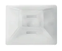 Max Hauri Befestigungssockel Weiss 29 mm x 29 mm - Breite: 29 mm - Länge: 29 mm - Ausstattung Kabelmanagement: Selbstklebend - Produkttyp: Befestigungsglied - Verpackungseinheit: 10 Stück - Material: Kunststoff