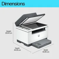 HP LaserJet MFP M234sdw Printer, Black and white, Printer for Small office, Print, copy, scan, Scan to email; Scan to PDF; Compact Size; Energy Efficient; Fast 2 sided printing; 40-sheet ADF; Dualband Wi-Fi