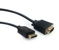 Gembird CCP-DPM-VGAM-6 video cable adapter 1.8 m VGA (D-Sub) DisplayPort Black