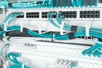 Rangierpanel für Netzwerk- und Serverschränke (grau)