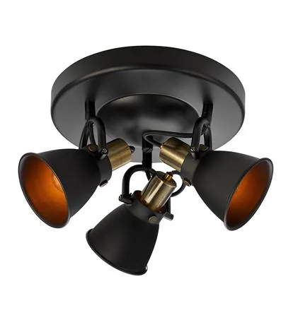 Markslöjd Aufbauspot Alton 3L Schwarz - Leuchten Kategorie: Deckenleuchte - Betriebsart: Netzbetrieb - Lampensockel: E14 - Farbtemperatur Kelvin: Je nach Leuchtmittel - Gesamtleistung: 120 W - Farbwiedergabeindex CRI: 0