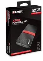 Emtec X200 256 GB USB Type-C 3.2 Gen 1 (3.1 Gen 1) Black, Red