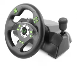 Esperanza EGW101 Gaming Controller Steering wheel Playstation,Playstation 3 Digital USB Black,Green