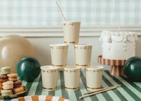PARTYDECO Becher 220ml KPP99-EU1 Steigbügel 6 Stück