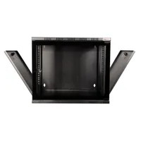 LogiLink W06A40B rack cabinet 6U Wall mounted rack Black
