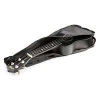 MAX Ukulele UKEY Set Soprano Schwarz 21 Zoll -