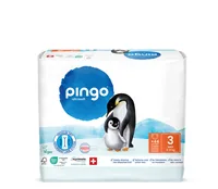 Pingo Ökowindeln Grösse 3, Midi - Packungsgrösse: 44 Stück - Packungsart: Einzelpackung - Produkttyp: Normale Windeln - Detailfarbe: Weiss - Grösse Windeln: 3 - Waschbar: Nein