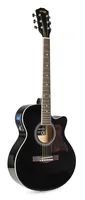 MAX Music ShowKit Acoustic-electric guitar Dreadnought 6 strings Black