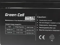 Green Cell Ersatzbatterie AGM07 12V/12Ah