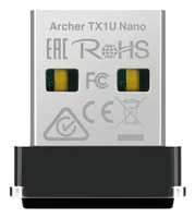 TP-Link WLAN-AX USB-Stick AX300 Nano Wi-Fi 6 USB Adapter - Schnittstelle Hardware: USB - WLAN Standard: IEEE 802.11n (Wi-Fi 4) - IEEE 802.11ax (Wi-Fi 6) - IEEE 802.11b (Wi-Fi 2) - IEEE 802.11g (Wi-Fi 3) - IEEE 802.11ax (Wi-Fi 6E) - Frequenzband: 2.4 GHz -