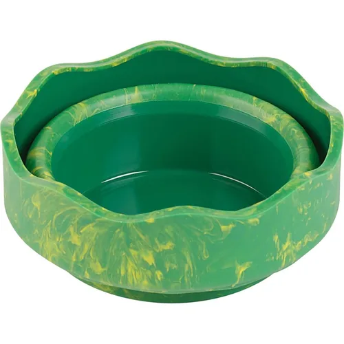 FABER-CASTELL Wasserbecher Clic&Go 181528 grün, für Pinsel