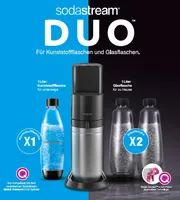 SodaStream DUO Black, Stainless steel