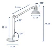 MAUL 8201095 table lamp E27 LED D Silver