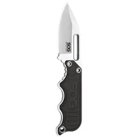 SOG Messer Instinct Mini G10 - Typ: Survivalmesser - Funktionen: Messer - Klingenlänge: 48 mm - Nachhaltigkeit: Nicht angegeben - Zusammenklappbar: Nein - Farbe: Schwarz
