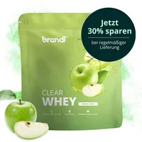 Brandl-Nutrition Pulver Clear Whey Apfel 800 g - Produktionsland: Deutschland - Anwendungszweck: Kraft - Einnahme: Nach Aktivität - Während Aktivität - Gewicht pro Einheit: 800 g - Verpackungseinheit: 1 Stück - Sportart: Fitness