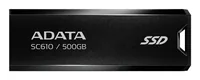 ADATA SC610 500 GB USB Type-A 3.2 Gen 2 (3.1 Gen 2) Black