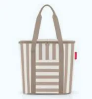 Reisenthel Thermoshopper Beige/Weiss, 15 l - Breite: 38 cm - Detailfarbe: Beige - Weiss - Material: Polyester - Höhe: 35 cm - Länge: 16 cm