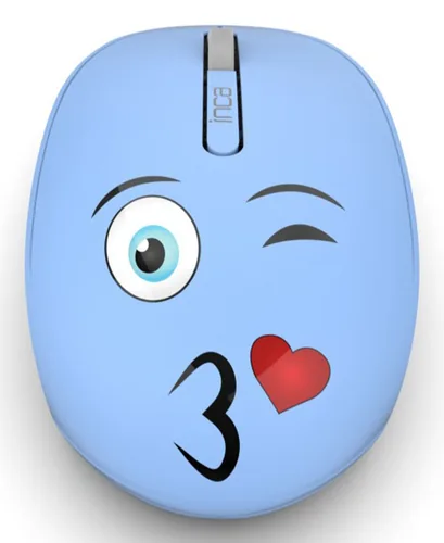 INCA Wrls Maus 1200DPI3Tasten2.4GHzUSB-A WEENY Emoji bl