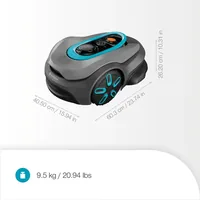 GARDENA Mähroboter smartSILENO sense 600 600 m² - Mähfläche: 600 m² - Anzahl Messer: 3 × - Max. Geländeneigung: 25 % - Schnittbreite: 16 cm - Schnitthöhe: 25 - 45 mm - Geräuschentwicklung in Betrieb: 57 dBA