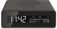 Technisat DigitRadio 51 Anthrazit - Radio Tuner: FM - DAB+ - Stromversorgung: Netzbetrieb - Detailfarbe: Schwarz - Ausstattung: Sleep-Timer - Display - Weckfunktion - Schlummerfunktion - Senderspeicher - Typ: Radiowecker