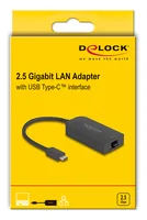 Delock USB Type-C™ Netzwerk Adapter 2,5 Gigabit LAN 1 x RJ45 ASIX