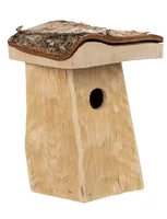 Windhager Nistkasten Log Cabin 21 x 18 x 26 cm, natur, FSC - Tierart: Vogel - Produkttyp: Nistkasten - Detailfarbe: Nature