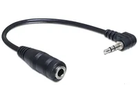 DELOCK Klinkekabel 3,5mm -> 2,5mm 90 BuSt 0.14m