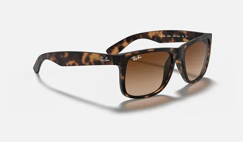 Ray-Ban Sonnenbrille Justin Rubber Light Havana - Grössentyp: Normalgrösse - Brillenform: Quadratisch - Brillenglasfarbe: Braun - Detailfarbe: Tortoise - Altersgruppe: Erwachsene - Zielgruppe: Unisex