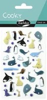 Clairefontaine Motivsticker 3D Packeis - Motiv: Meerestiere