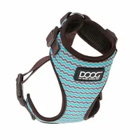 Doog Geschirr Neoflex Benji XS Braun / Blau - Hundegrösse: XS - Produkttyp: Geschirr - Tierart: Hund - Detailfarbe: Hellblau