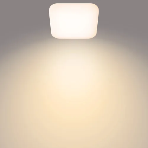 Philips Deckenleuchte Mauve 12W quadratisch 2700K Weiss - Leuchten Kategorie: Deckenleuchte - Betriebsart: Netzbetrieb - Lampensockel: LED fest verbaut - Farbtemperatur Kelvin: 2700 K - Dimmbar: nicht dimmbar - Farbwiedergabeindex CRI: 80